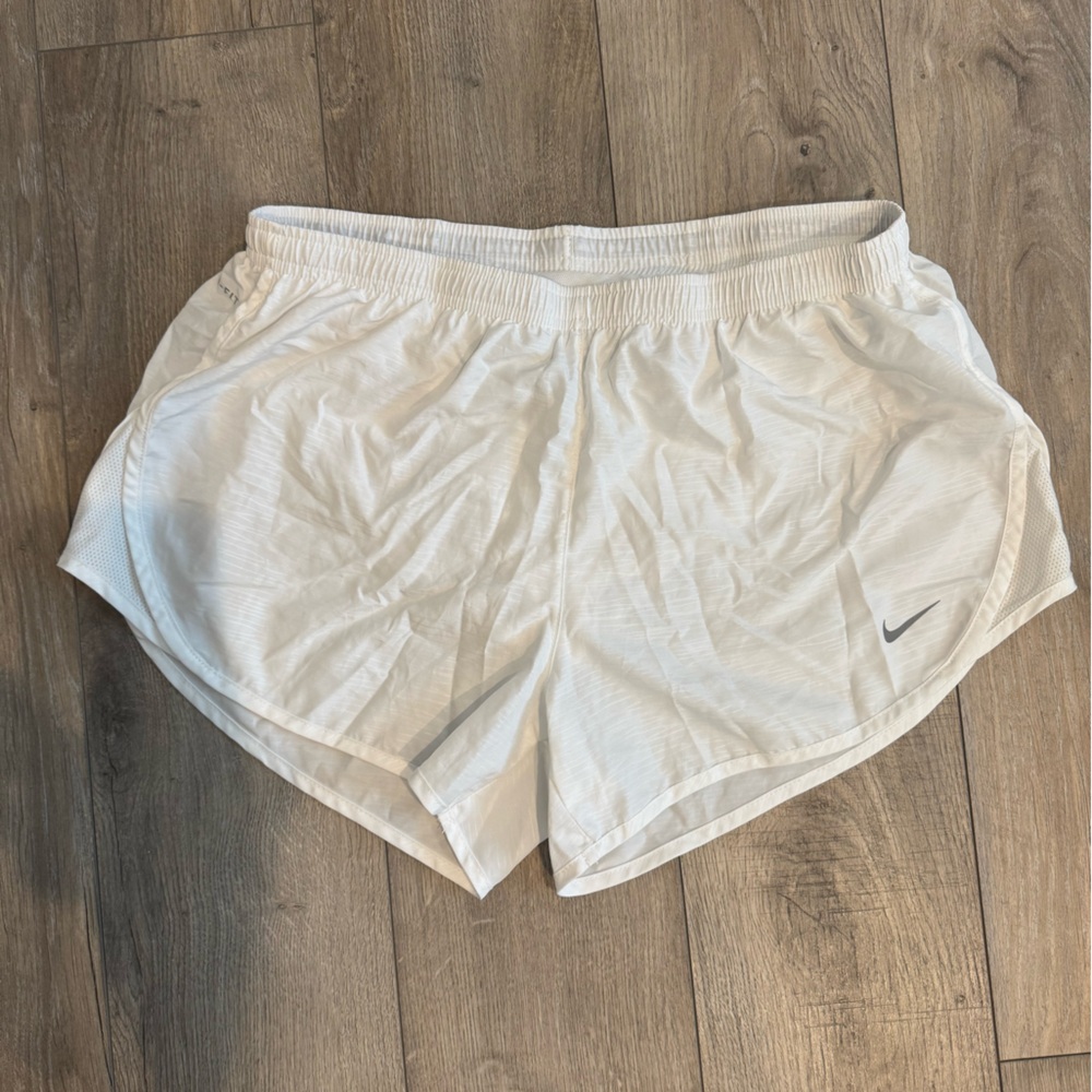 Nike White Athletic Shorts